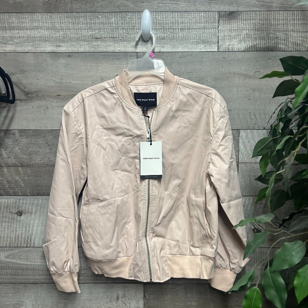 Who What Wear Faux Leather Jacket